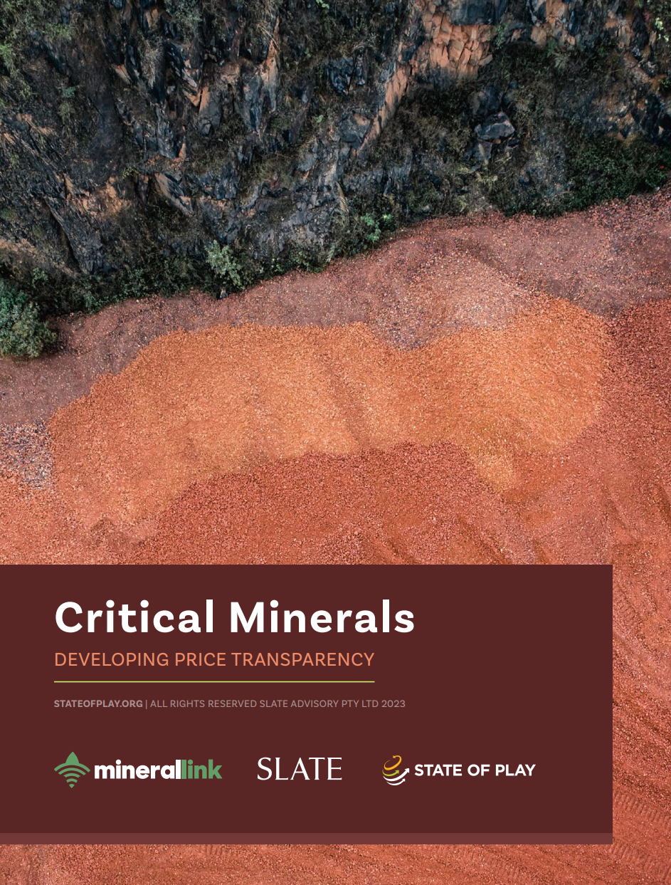 2023 Critical Minerals: Developing Price Transparency